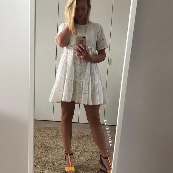 Price Firm. Last One. Boho Mini Dress, NWT - Picture 5 of 8